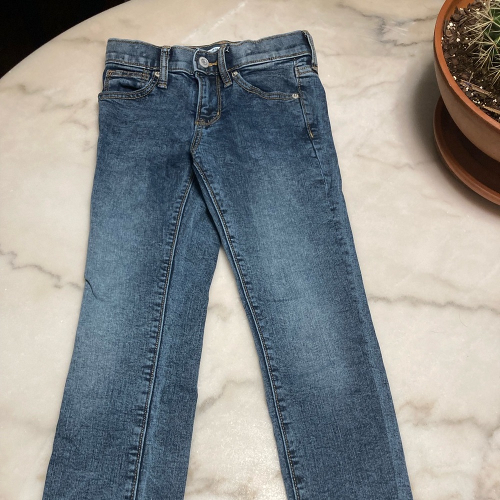 Stylish Blue Denim Jeans old navy boys size 7 grunge wash
